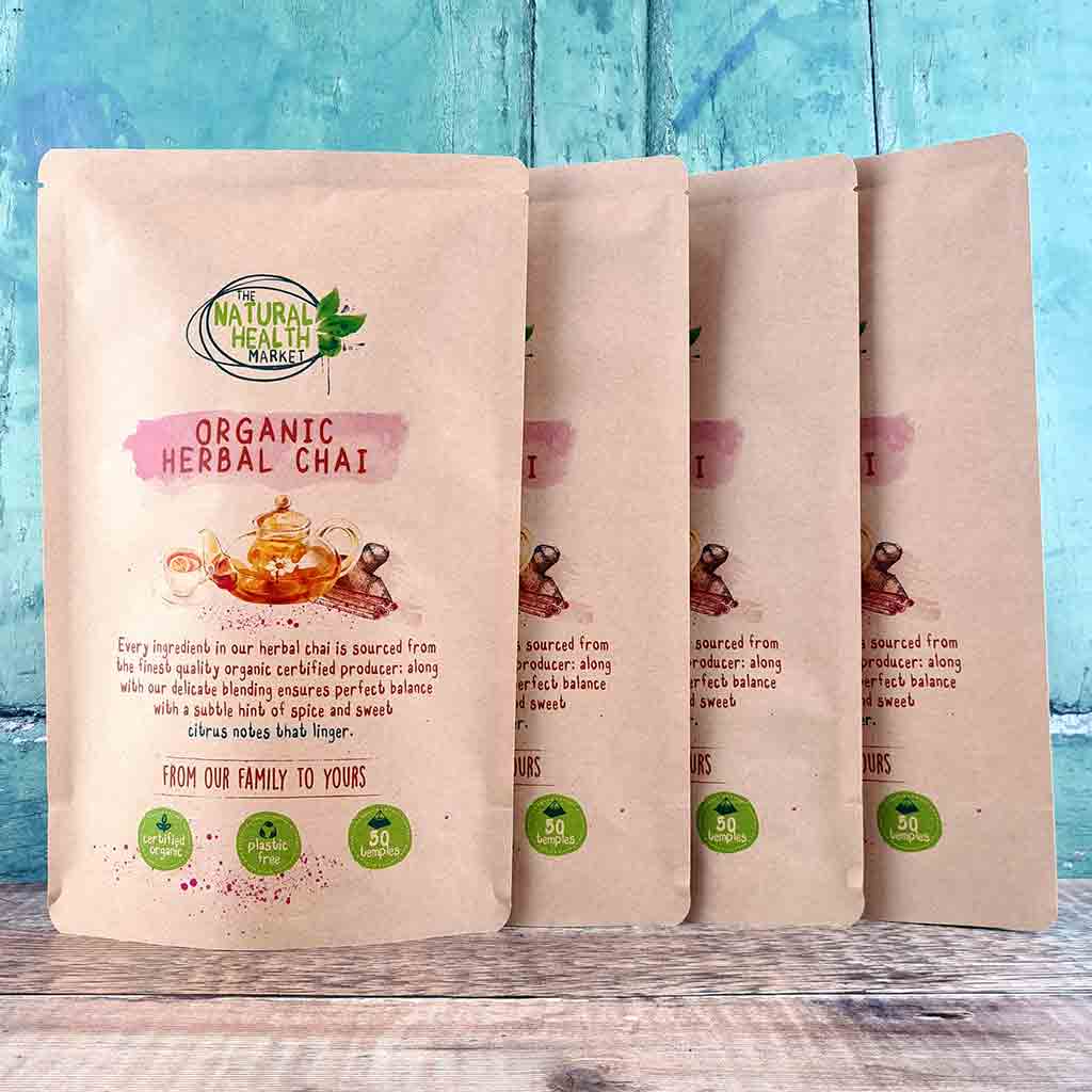 Chai Tea Bags - 200 pack - plastic free compostable and biodegradable