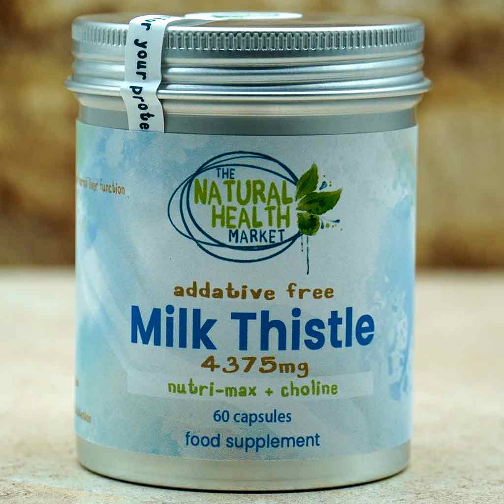 Milk Thiste Extract Capsules Tin 1 month supply By The Natural Health Market