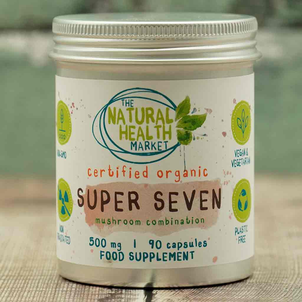 Organic Mushroom Complex Capsules by The Natural Health Market.