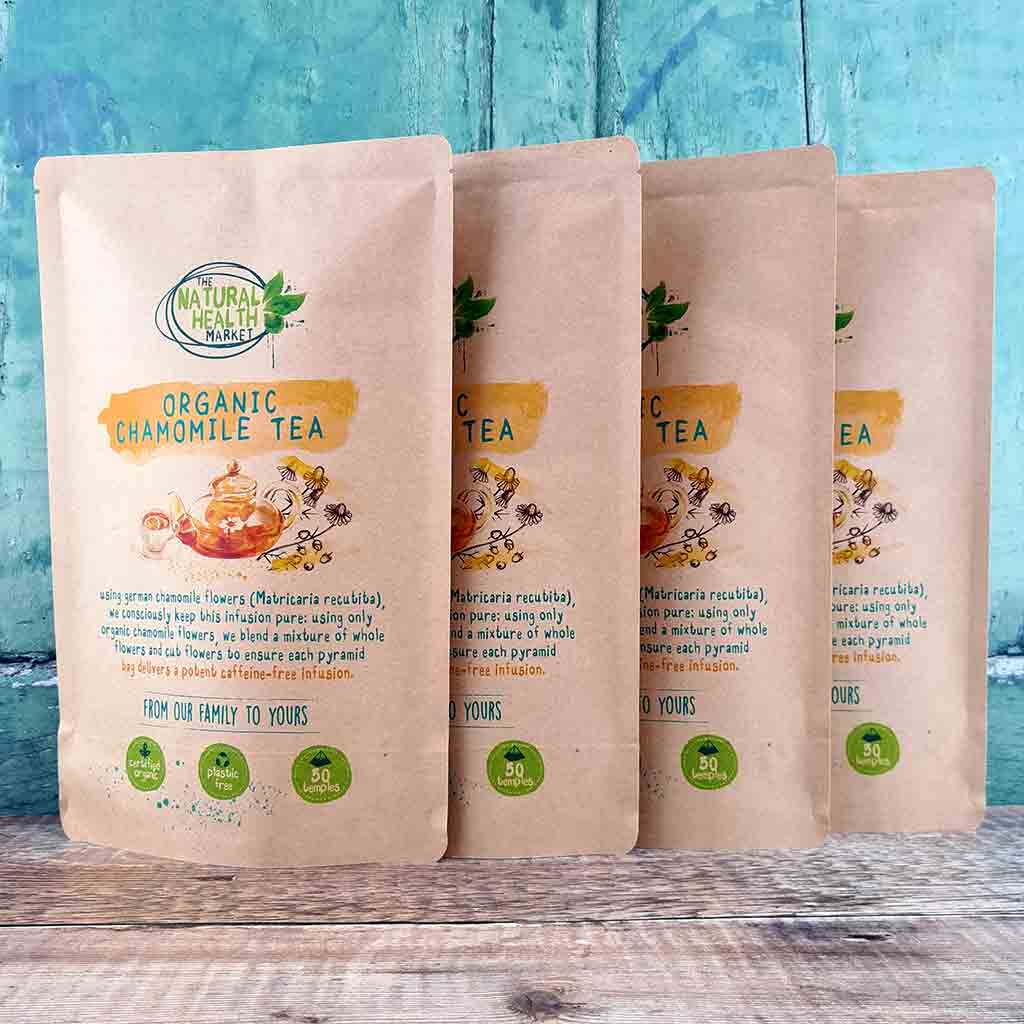 Organic Chamomile Tea Bags - The Natural Health Market