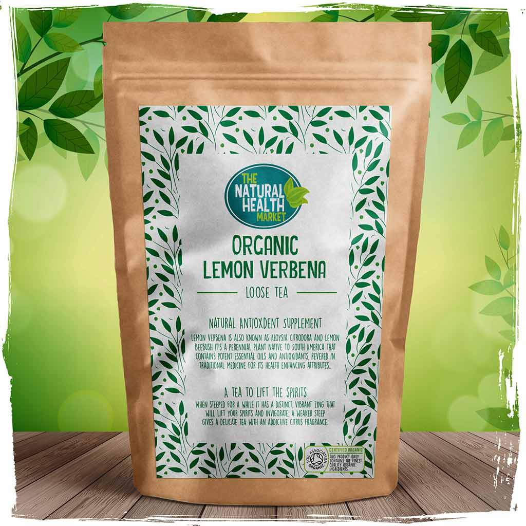 Organic Lemon Verbena Loose Leaf Tea - The Natural Health Market