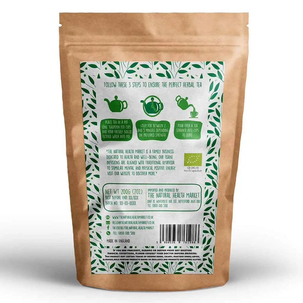 Organic Lemon Verbena Loose Leaf Tea 200g - The Natural Health Market