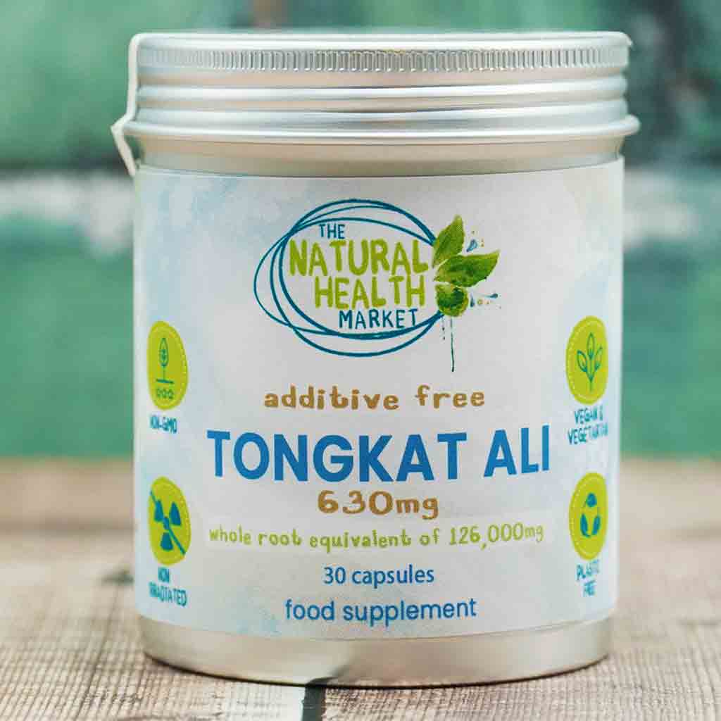 Tongkat Ali Root Extract Capsules 30 Capsule TIN By The Natural Health Market.