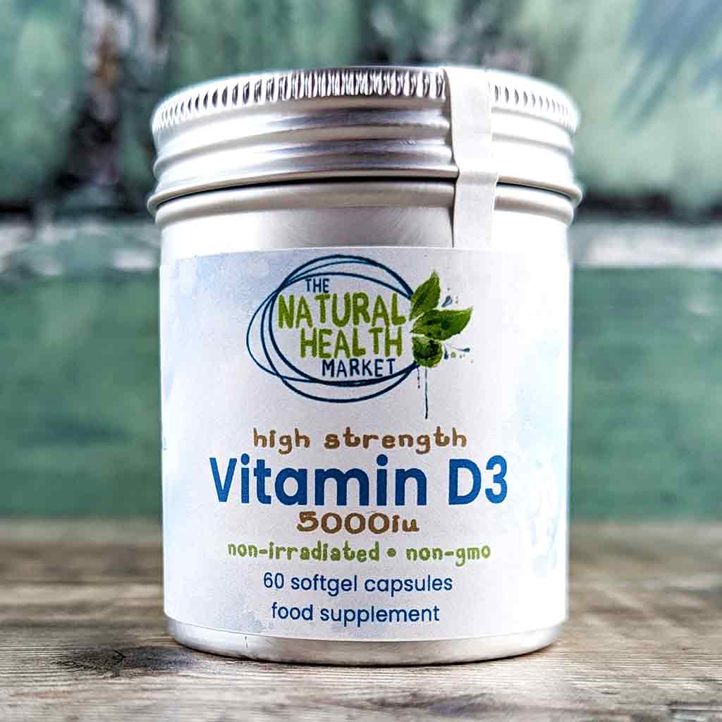 Vitamin D3 5000iu 60-Softgels - The Natural Health Market