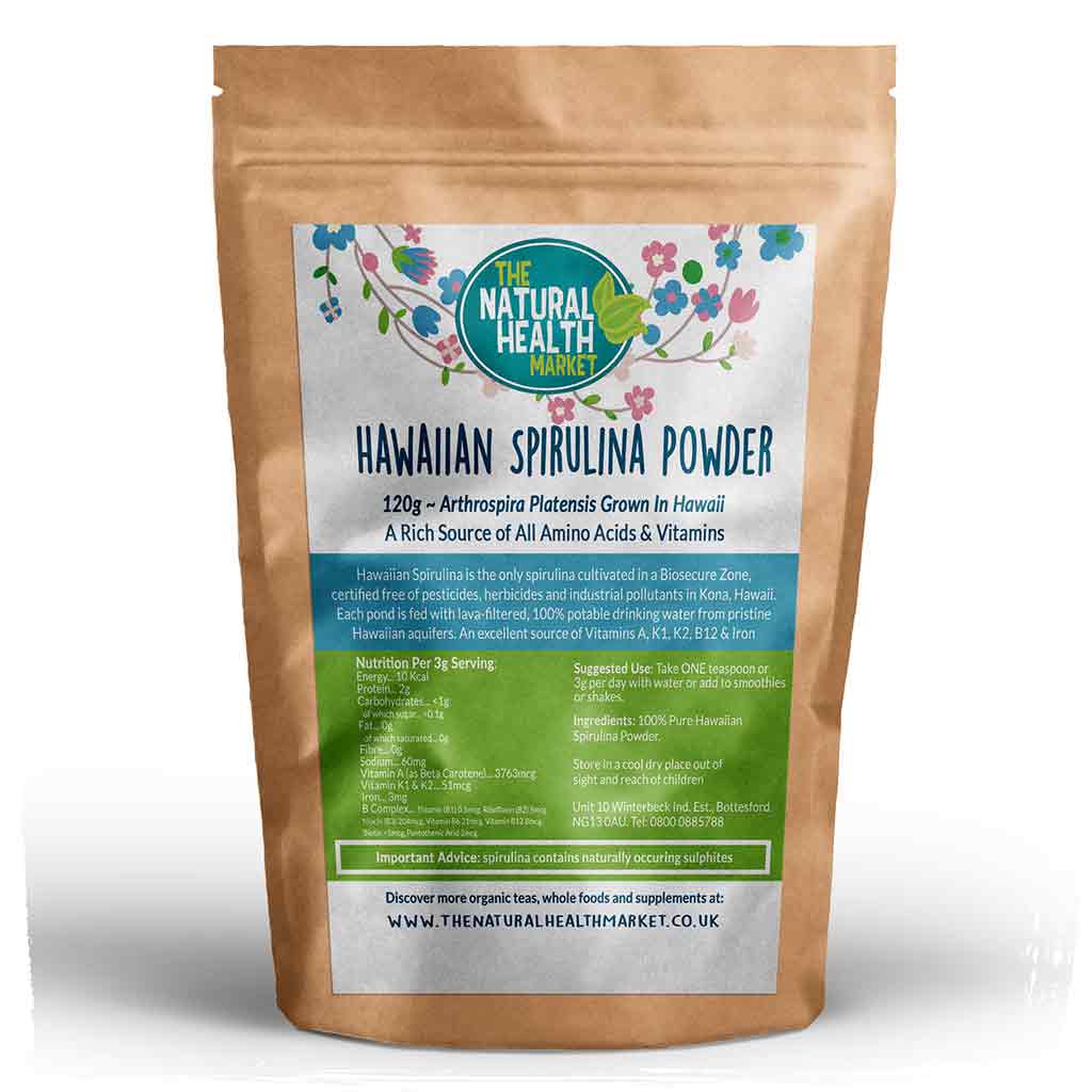 Hawaiian Spirulina Powder 120g - The Natural Health Market