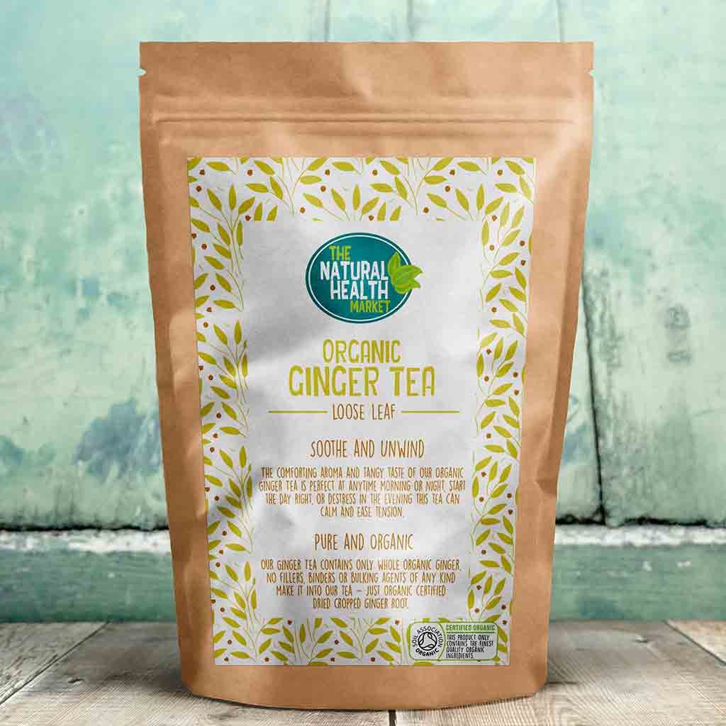 Organic Ginger Tea - Loose leaf ginger.