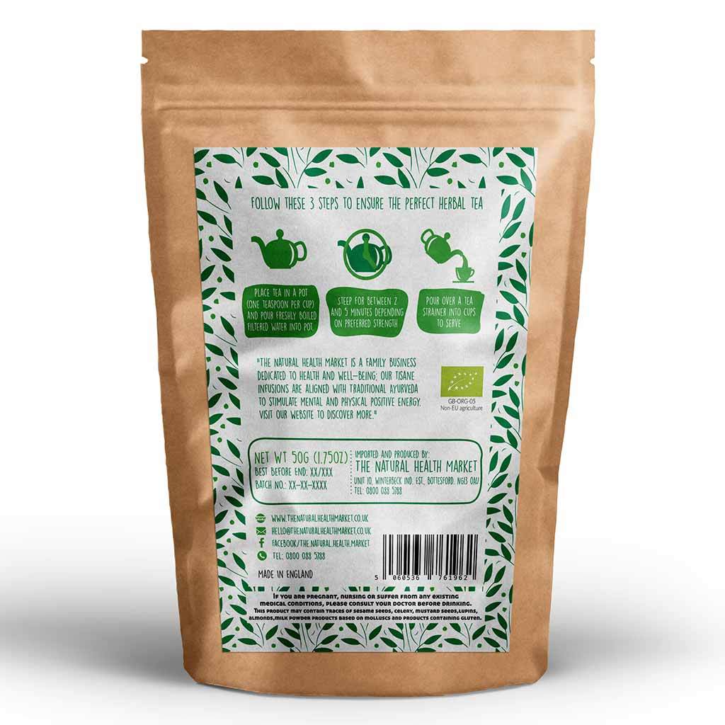 Organic Lemon Verbena Tea loose leaf 50g by The Natural Health Market