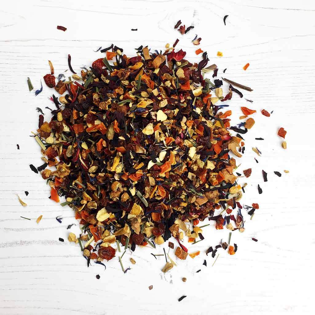Racy Hibiscus and Ginger Loose Tea By The Natural Health Market