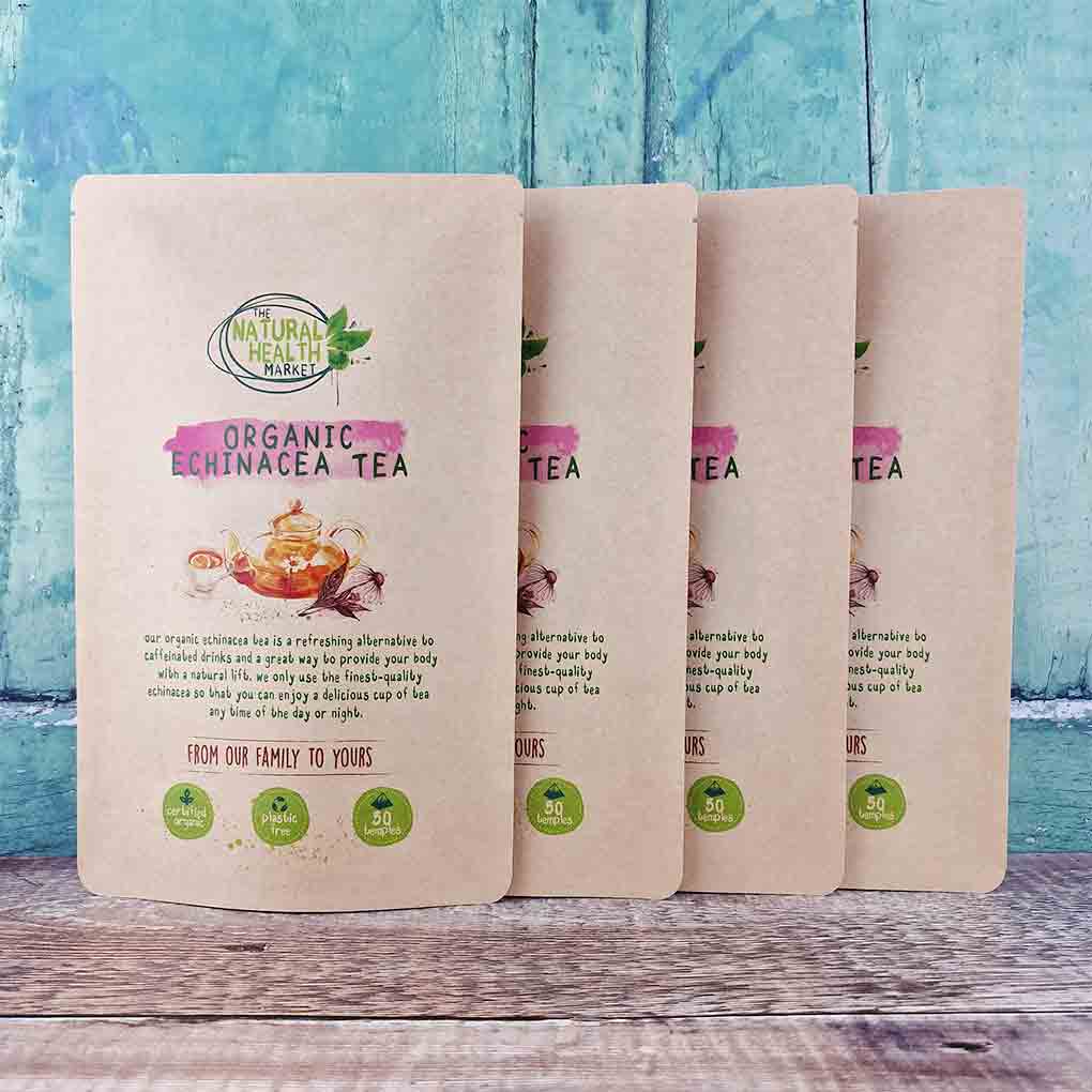 Organic Echinacea Tea Bags  - The Natural Health Market