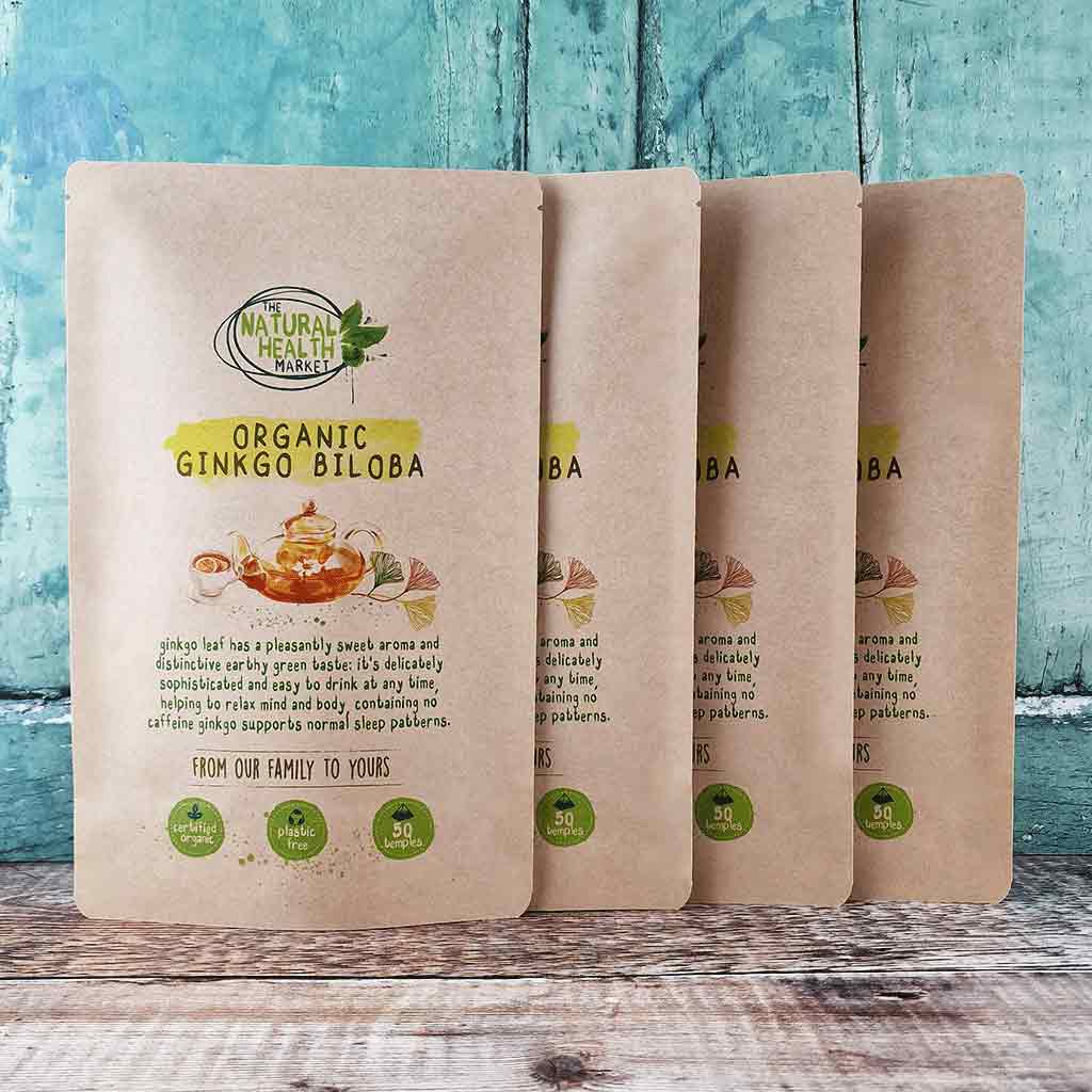 Organic Ginkgo Biloba Tea - Natural Brain Boost & Energy - The Natural ...