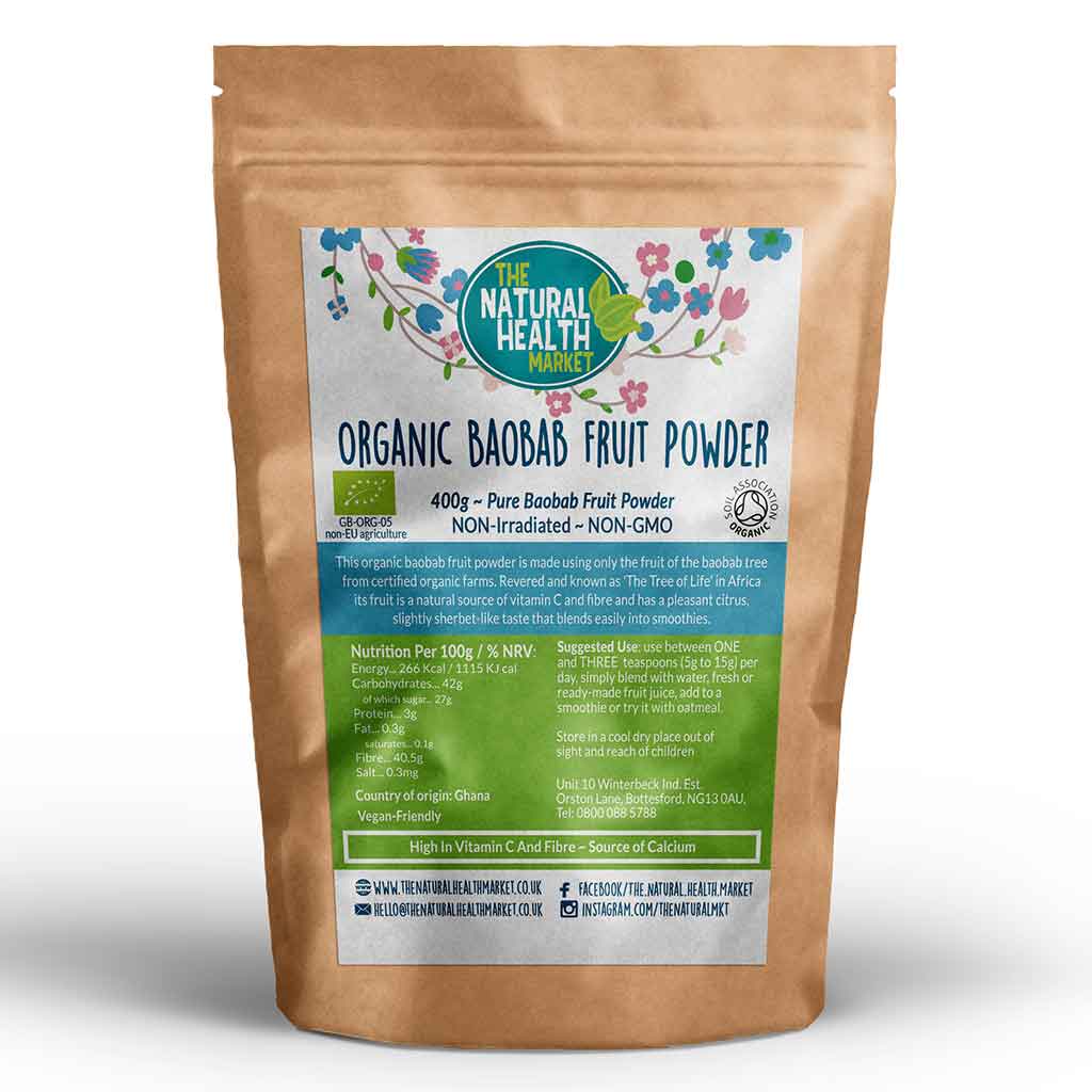 Organic Baobab Powder  - The Natural Health Market