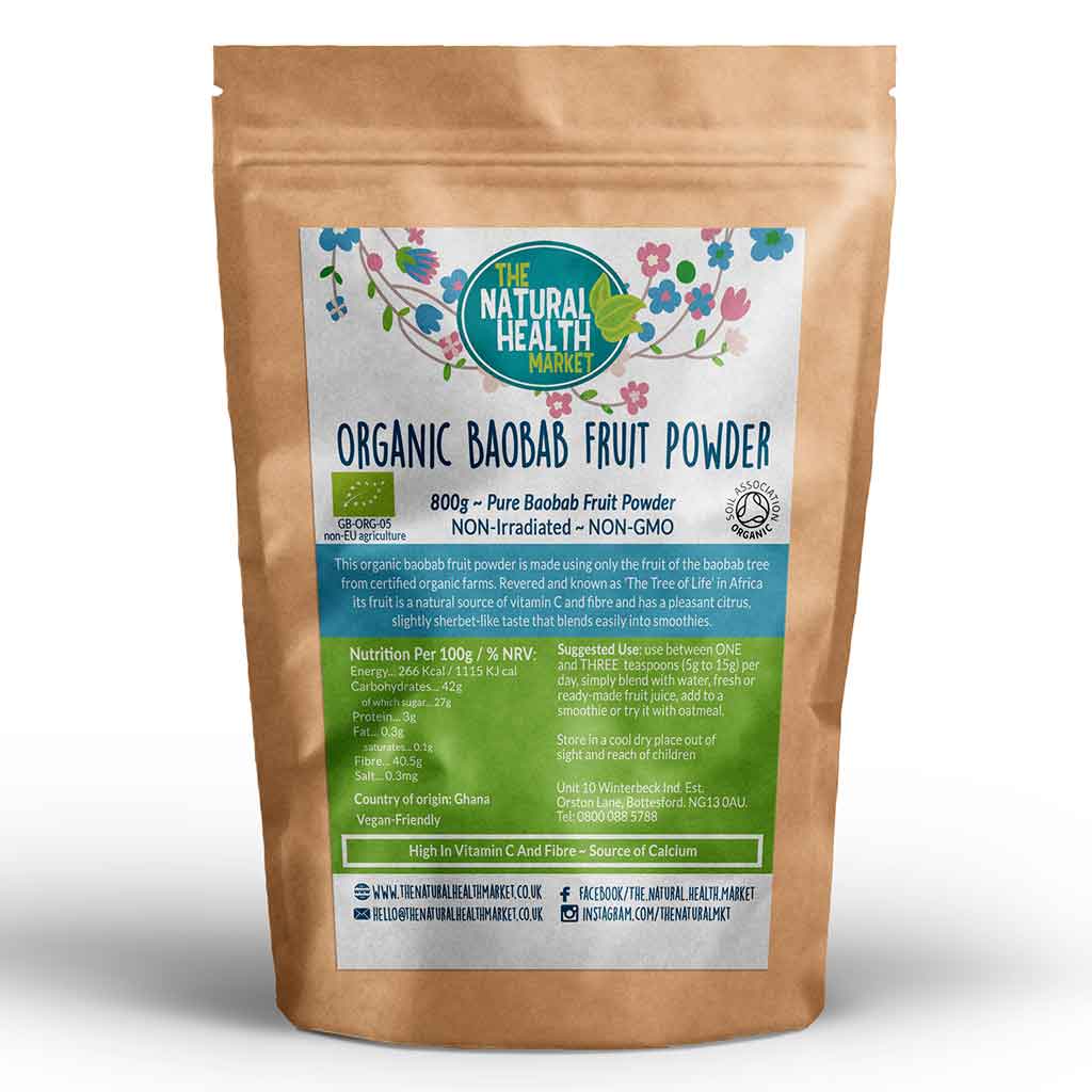 Organic Baobab Powder  - The Natural Health Market