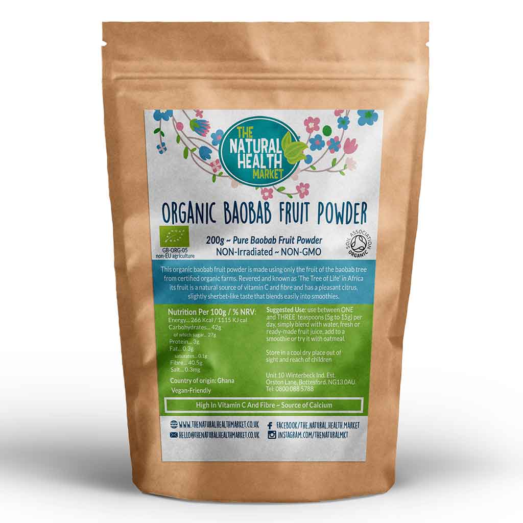 Organic Baobab Powder  - The Natural Health Market