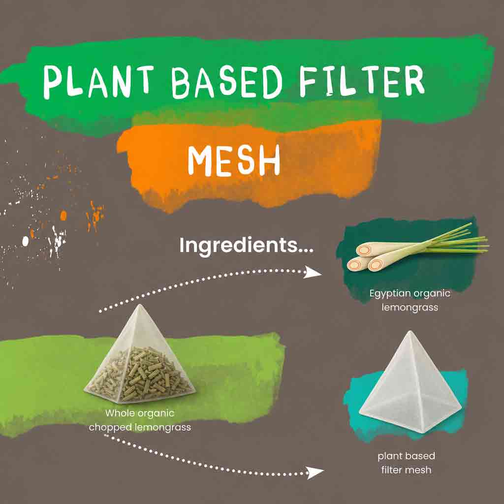 Organic Lemongrass Tea Bags