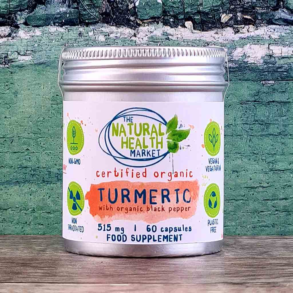 Organic Turmeric and Black Pepper Capsules  - The Natural Health Market