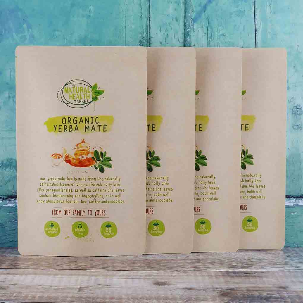 Organic Yerba Mate Tea Bags 200-temples-4-x-50-pack - The Natural Health Market