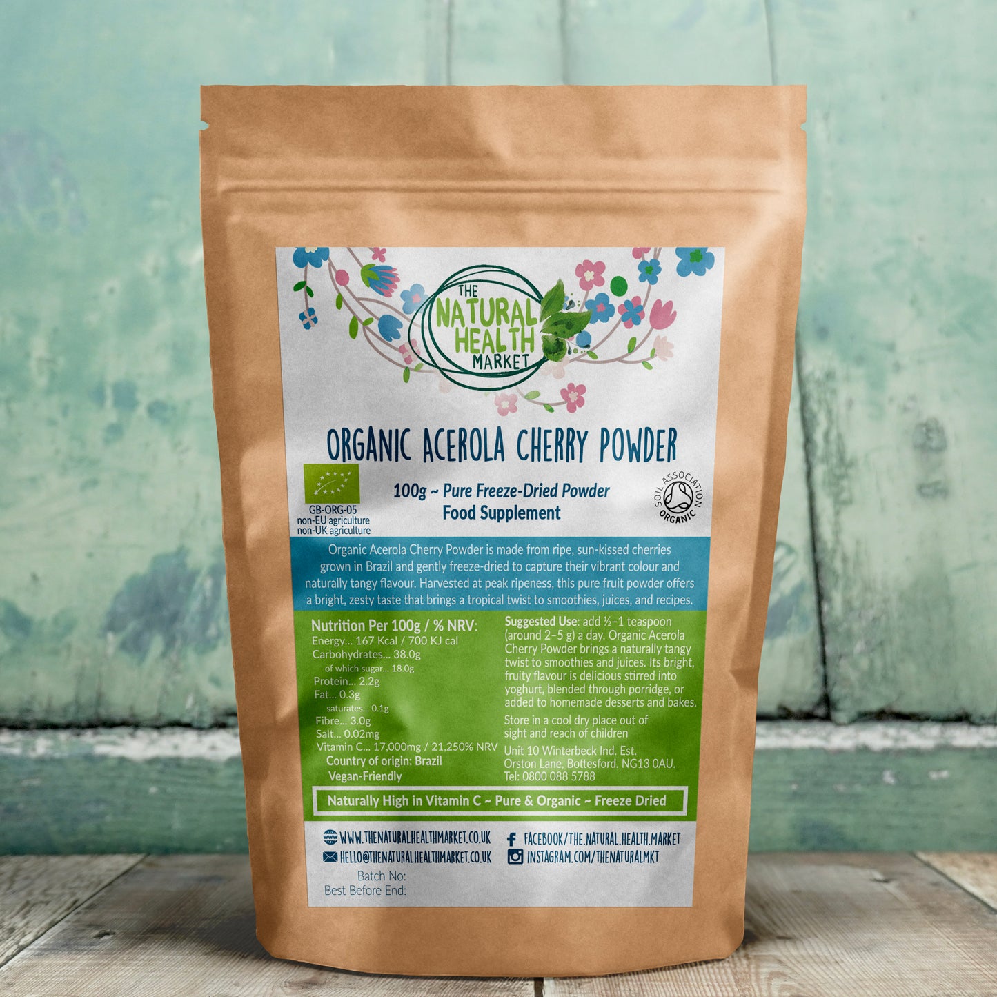 Organic Acerola Cherry Powder