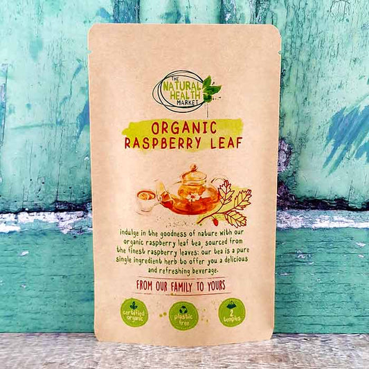 Organic Raspberry Leaf Tea Bags 2 temple sample pack by The Natural Health Market