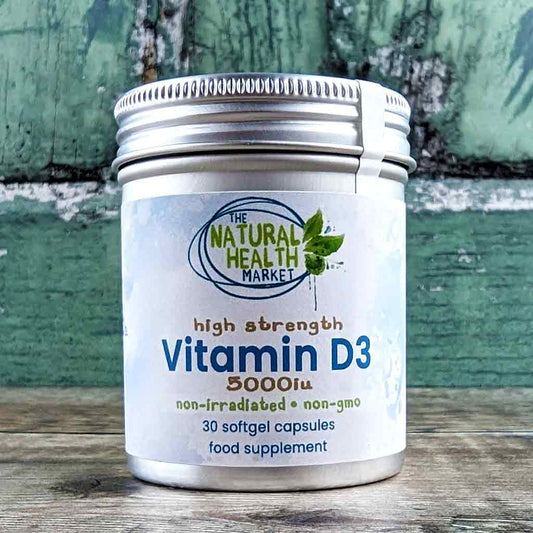 Vitamin D3 5000iu 30-Softgels - The Natural Health Market