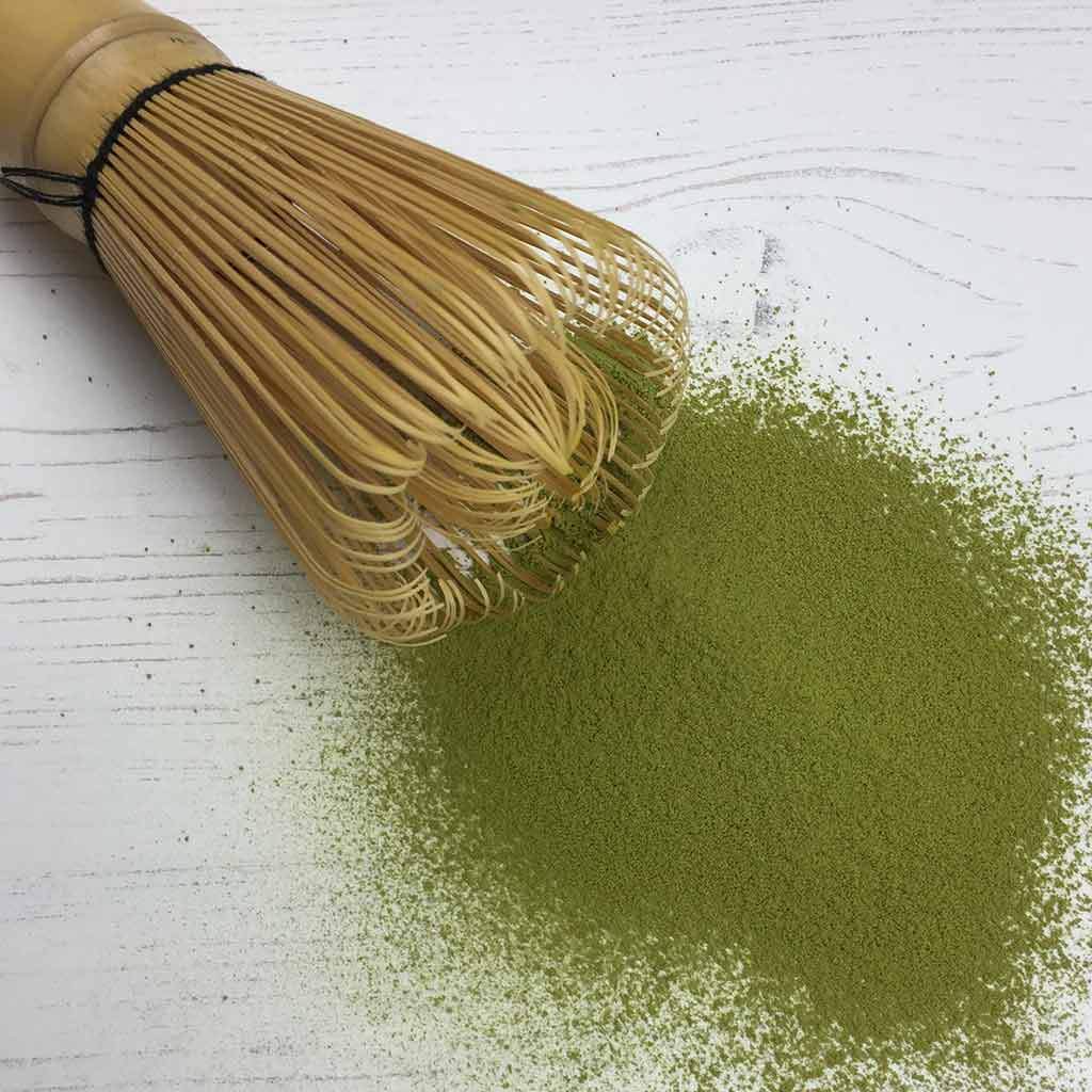 Organic Matcha Green Tea and whisk By The Natural Health Market