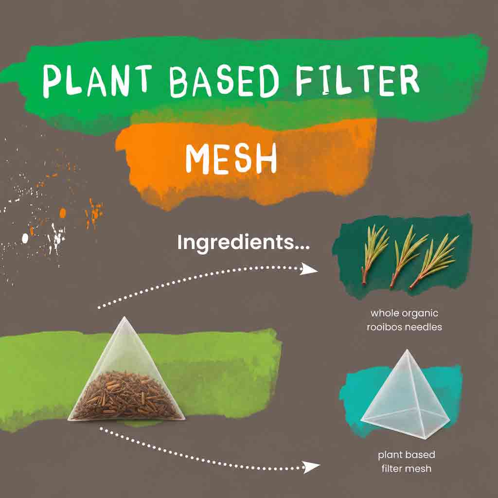 Organic Rooibos Tea Bag Ingredients.
