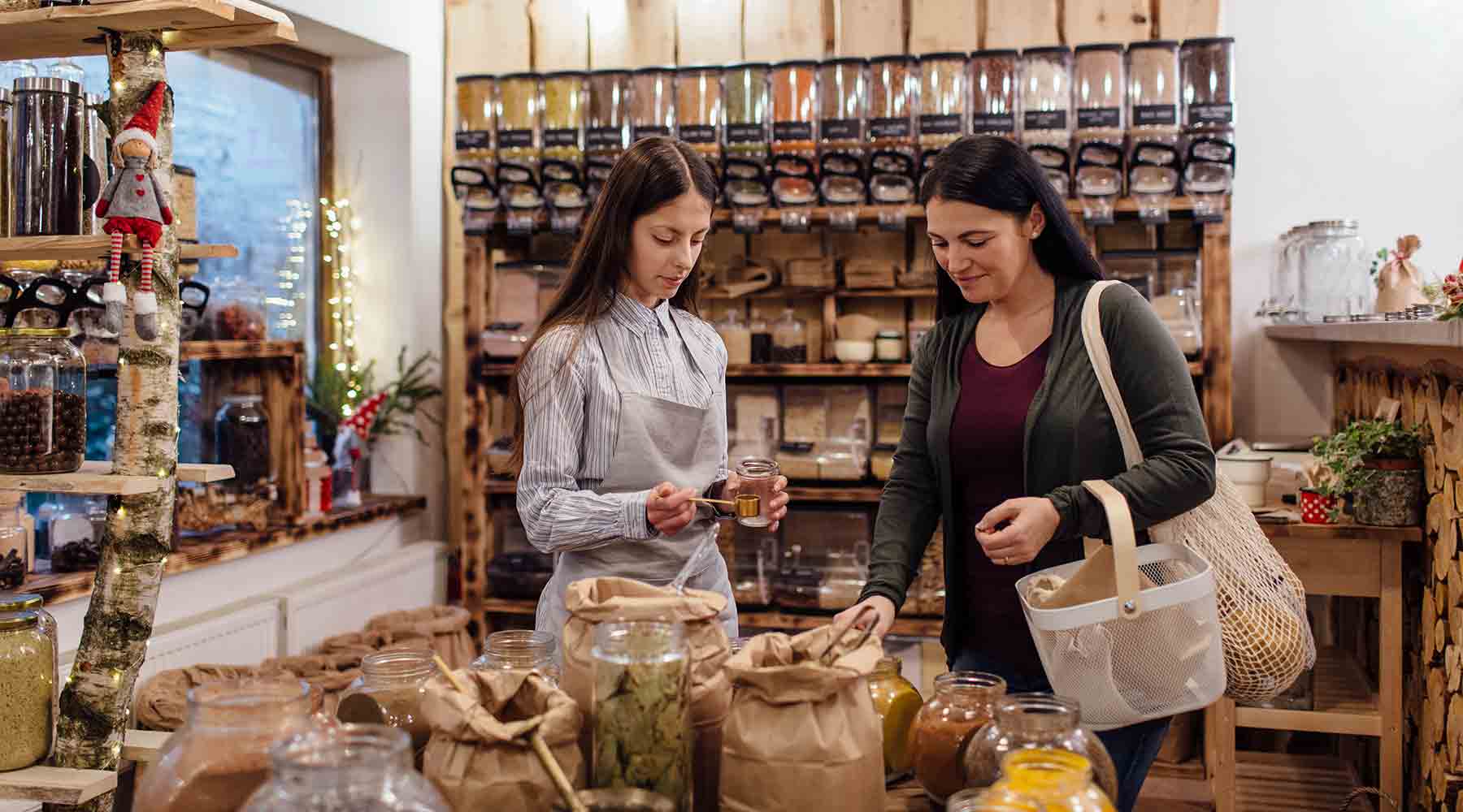 The Natural Health Market Plastic free shop.