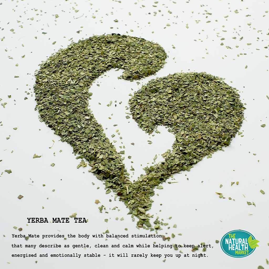 Natural yerba mate loose tea description by The Natural Health Market