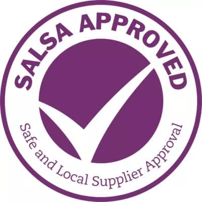 SALSA (Safe and Local Supplier Approval) Logo