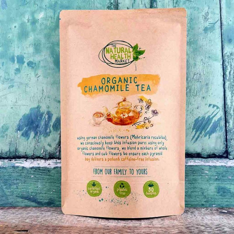 Organic Chamomile Tea Bags • 100% Plastic Free Packaging