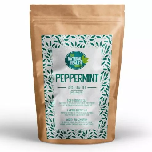 Peppermint tea - Loose Leaf Herbal Tea by The Natural Health Market.
