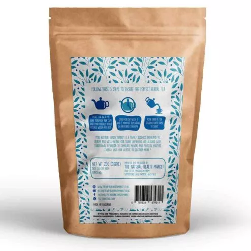 Stevia loose leaf herbal tea 25g pack by The Natural Health Market.