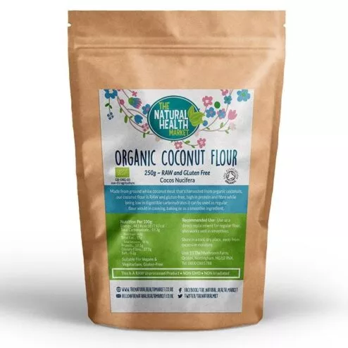 Organic Coconut Sugar 250g by The Natural Health Market.