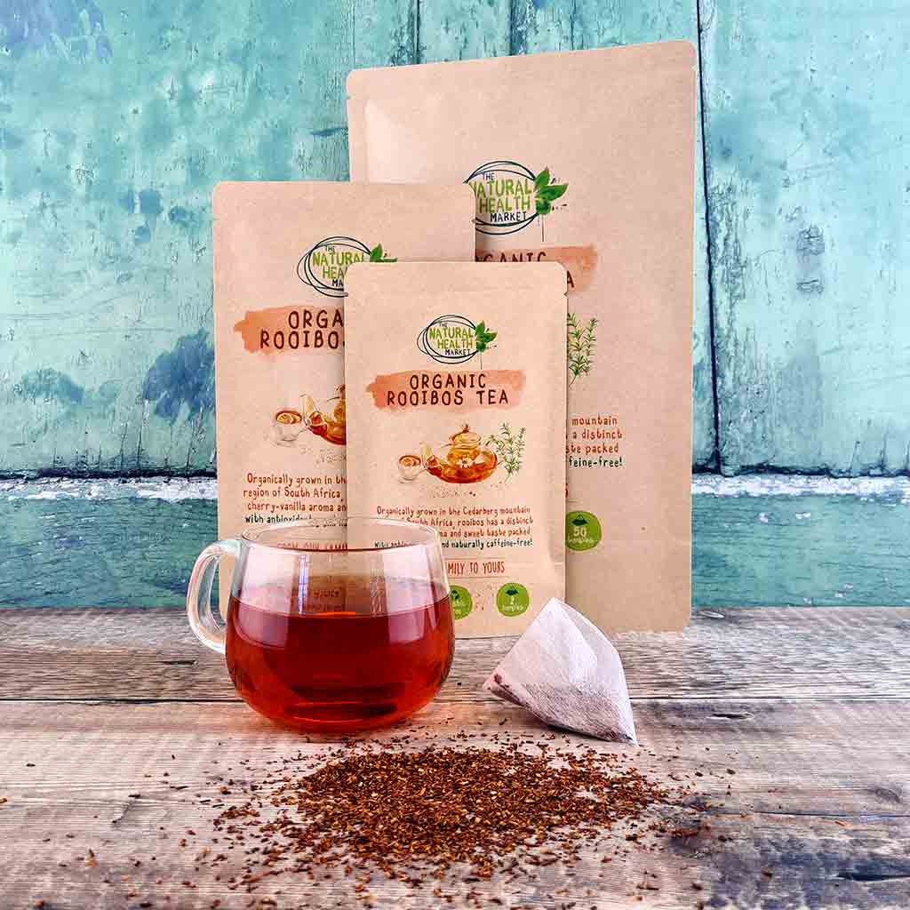 Organic rooibos tea bags - all sizes by The Natural Health Market