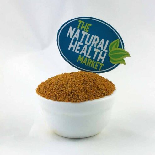 Organic Turmeric Loose Leaf Tea small granules by The Natural Health Market.