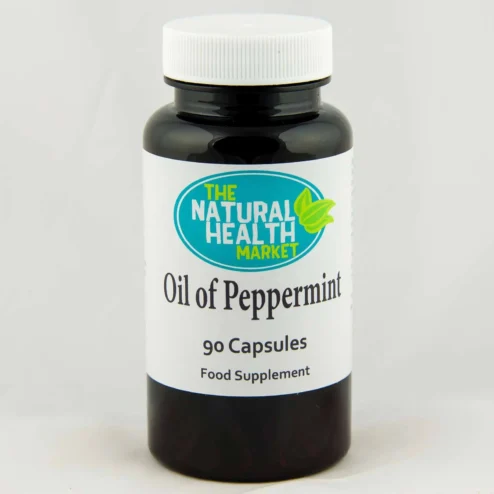 Oil of peppermint 90 capsules 50mg by The Natural Health Market